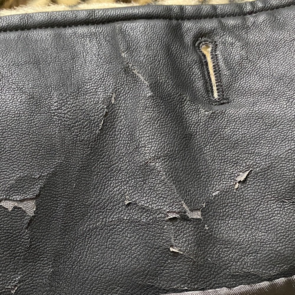 Free People Tan and Black Teddy Jacket - Picture 9 of 9